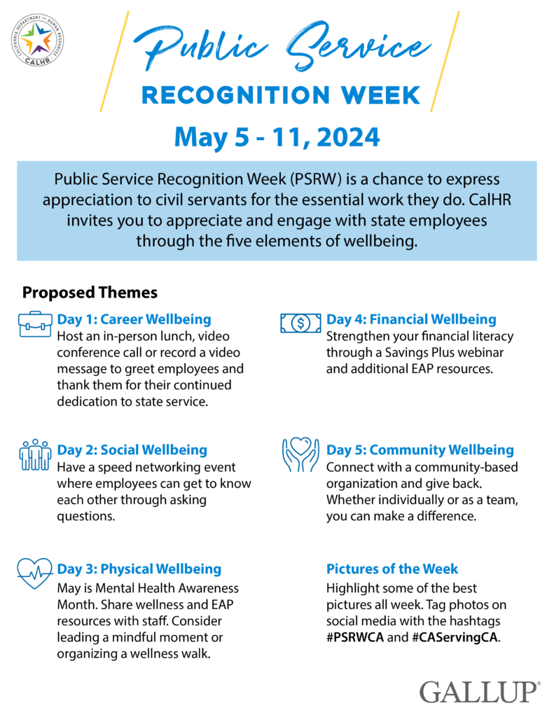Public Service Recognition Week Flyer